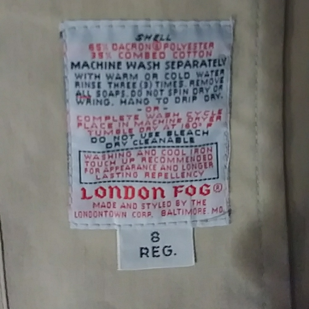 London Fog Coat - Picture 5 of 7